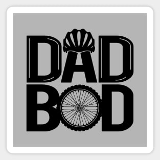 Dad Bod Cycling Gift For Cyclist Dads Magnet